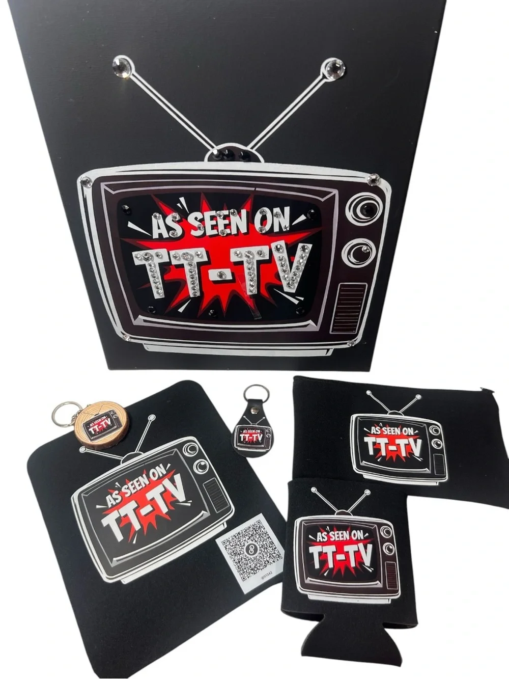 Customized mouse Pad with your logo and QR code or pick a design from my closet